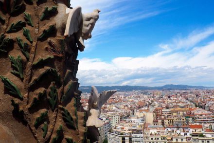 Sagrada Familia in Barcelona Ausblick