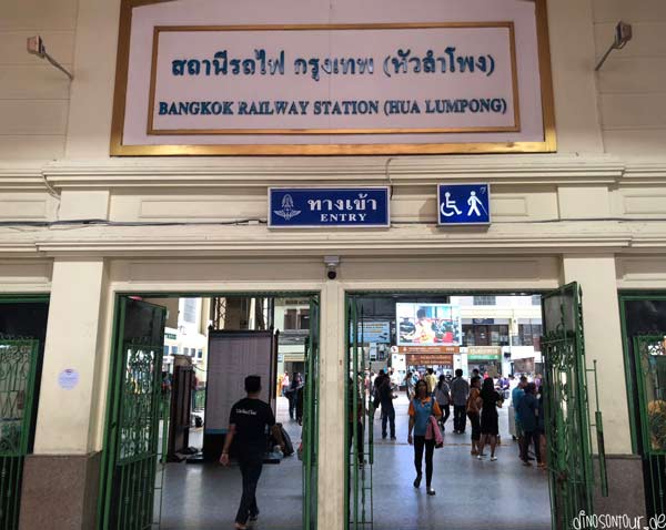 Hauptbahnhof Hua Lamphong in Bangkok