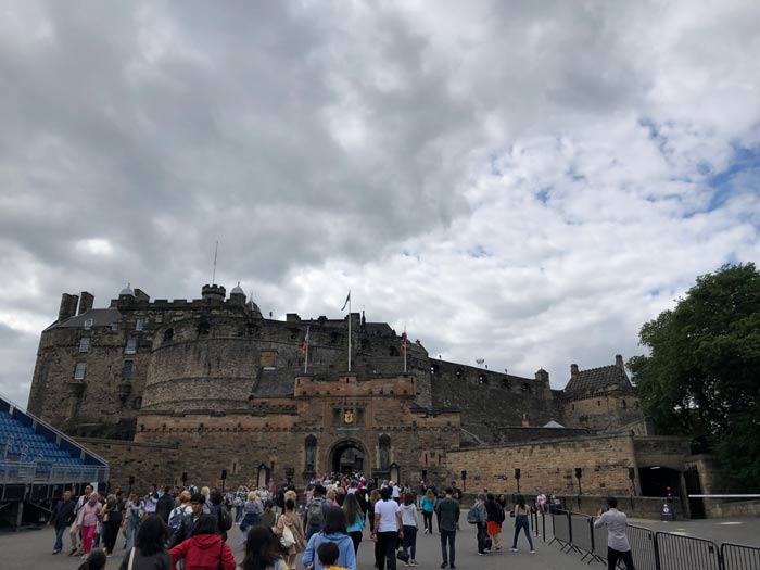 Edinburgh Castle Vorplatz