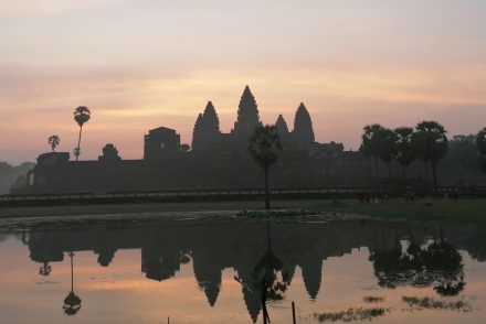 Angkor Wat zum Sonnenaufgang