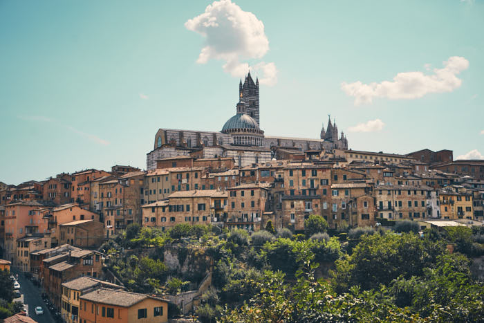 Siena Impression Blick Altstadt