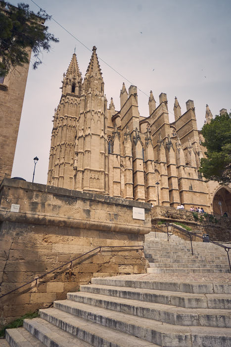 Treppe Aufgang Kathedrale Palma
