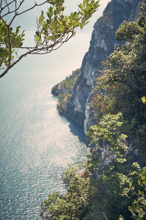 Ausblick Felsklippe Gardasee