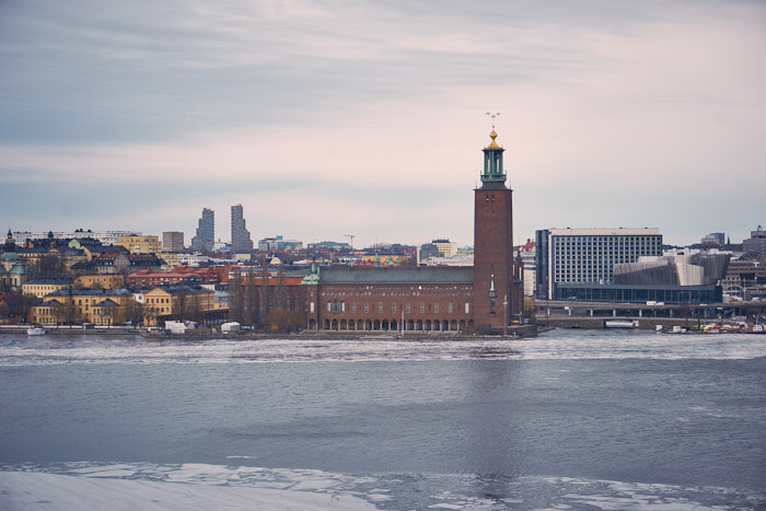 Stadshuset Stockholm Blick Monteliusvägen