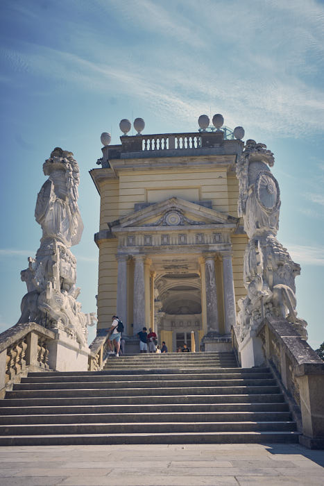 Aufgang Gloriette Schlosspark Schönbrunn