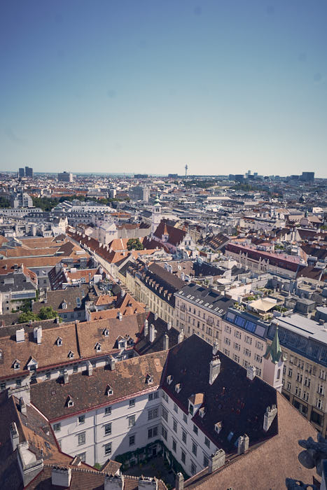 Südturm Wien von oben