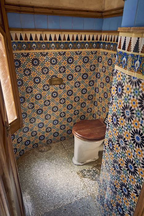 Toilette Mosaik Fliesen