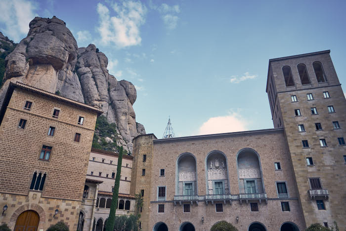 Basilika Zugang Montserrat