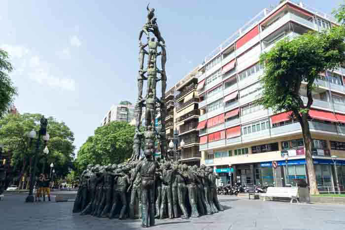 Monument als Castellers Tarragona