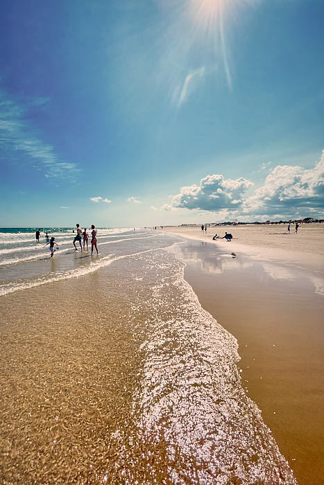 Badespaß am Strand Algarve