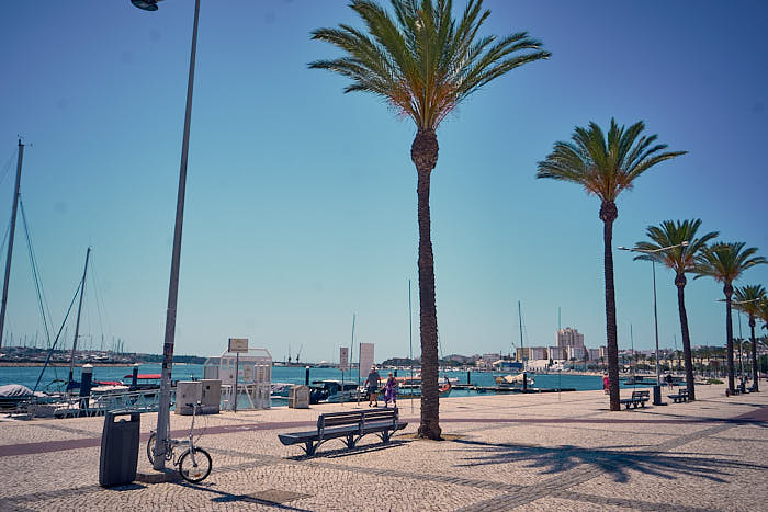 Hafenpromenade Spaziergang Portimão