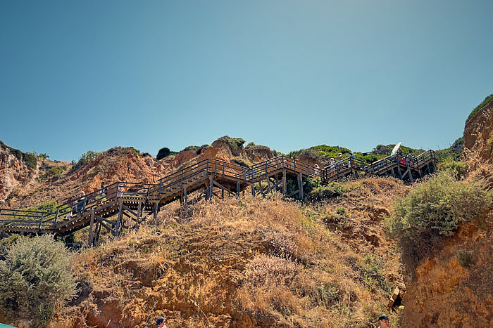 Treppe Praia do Camilo